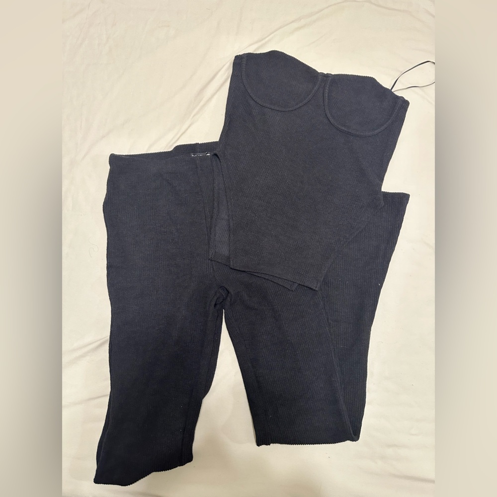Fashion nova set - call my name ribbed pant set